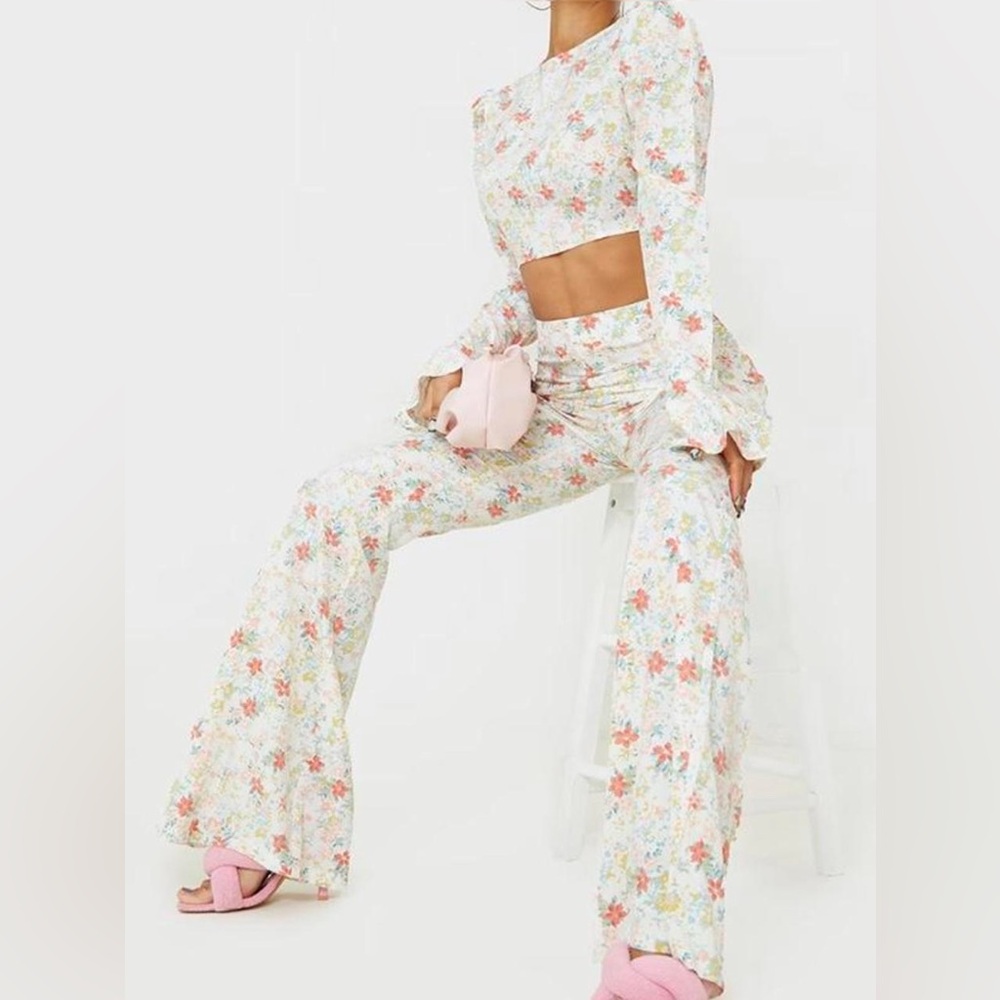 PLT Floral Top and Pant Set